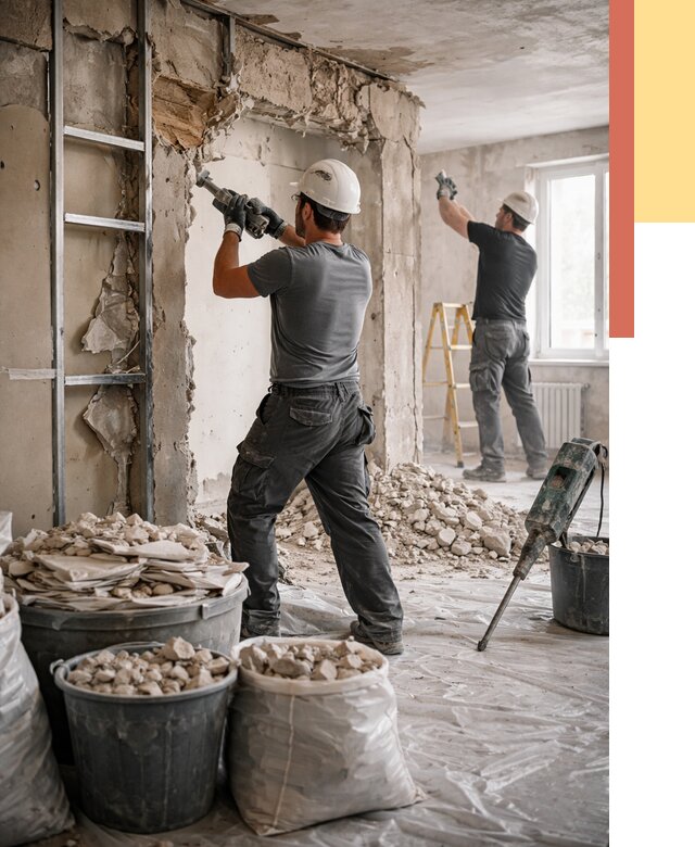 Демонтажные работы в Серпухове от 2743 руб. — услуги и цена под ключ | ОТДЕЛОЧНИК-Срп