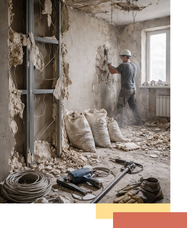 Профессиональный демонтаж зданий и конструкций в Серпухове