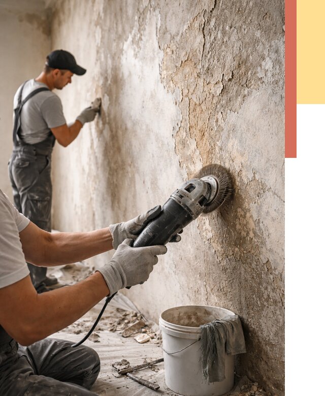 Снятие и удаление краски со стен в Серпухове от 2134 руб. — ОТДЕЛОЧНИК-Срп