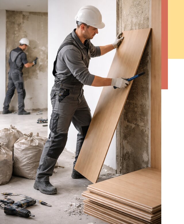 Демонтаж стеновых панелей в Серпухове от 3556 руб. за м² быстро и недорого | ОТДЕЛОЧНИК-Срп