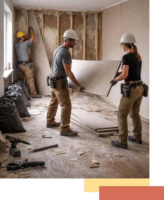 Демонтаж стеновых панелей в Серпухове быстро и аккуратно