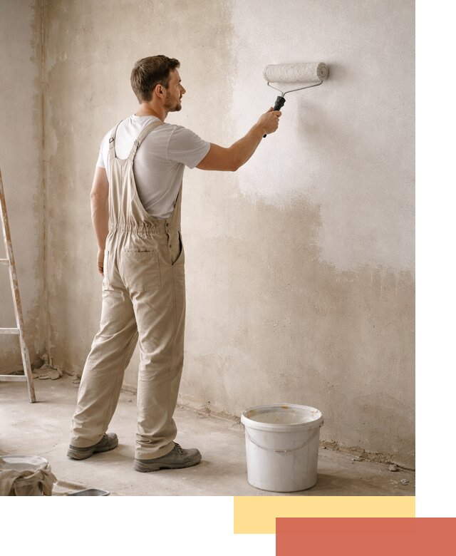Грунтовка стен под отделку в Серпухове профессиональным раствором