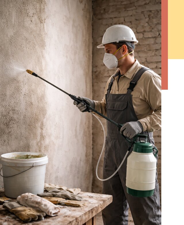 Антисептическая обработка стен в Серпухове от 1219 руб. — быстро и недорого | ОТДЕЛОЧНИК-Срп