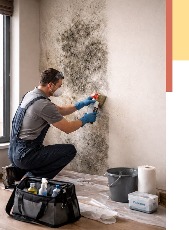Удаление плесени со стен в Серпухове от 2185 руб. — быстро и недорого | ОТДЕЛОЧНИК-Срп