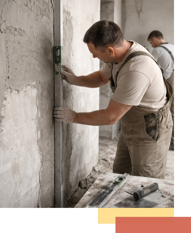 Установка штукатурных маяков в Серпухове с гарантией качества