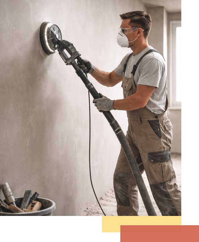 Профессиональная шлифовка стен в Серпухове быстро и качественно