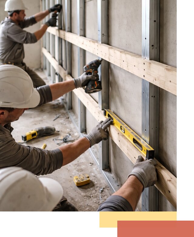 Устройство обрешетки под панели в Серпухове