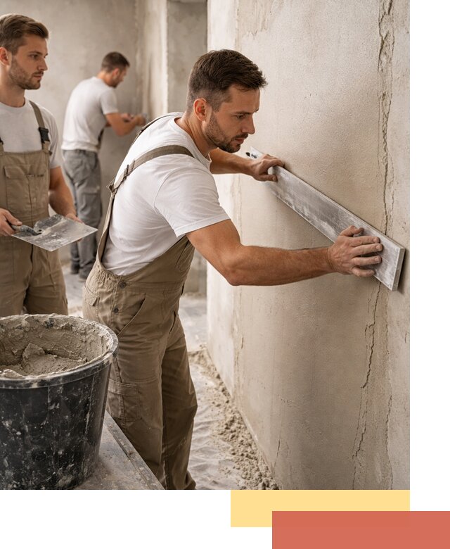 Штукатурка стен без маяков в Серпухове быстро и качественно