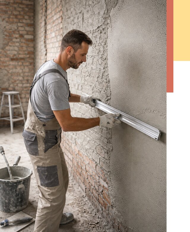 Штукатурка кирпичных стен в Серпухове от 4572 руб/м2 — быстро и недорого | ОТДЕЛОЧНИК-Срп