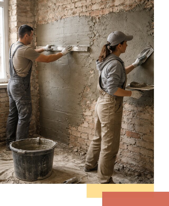 Штукатурка кирпичных стен в Серпухове — качественно и надежно