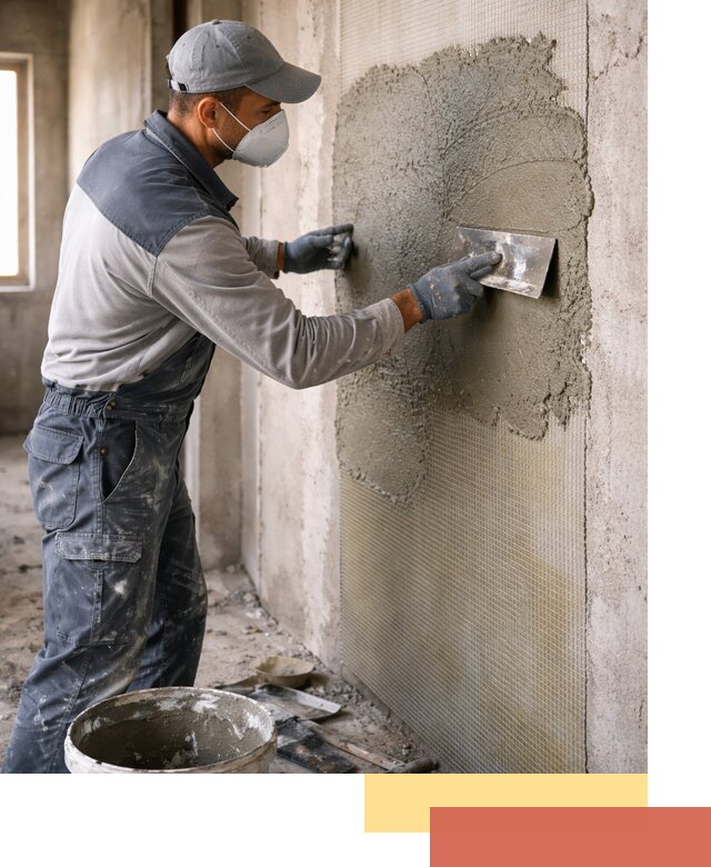 Штукатурка стен по сетке в Серпухове под ключ качественно и быстро