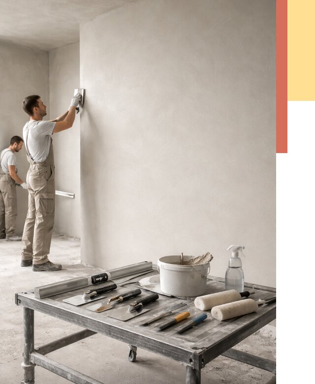 Штукатурка стен под покраску в Серпухове от 4572 руб./м² — качественно и недорого | ОТДЕЛОЧНИК-Срп