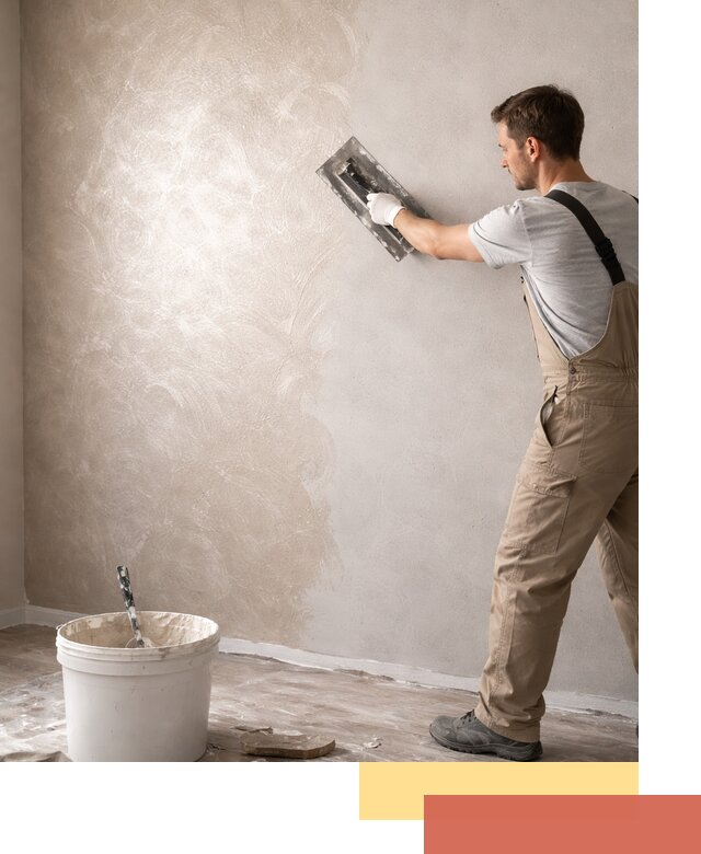 Декоративная штукатурка «Мокрый шелк» под ключ в Серпухове