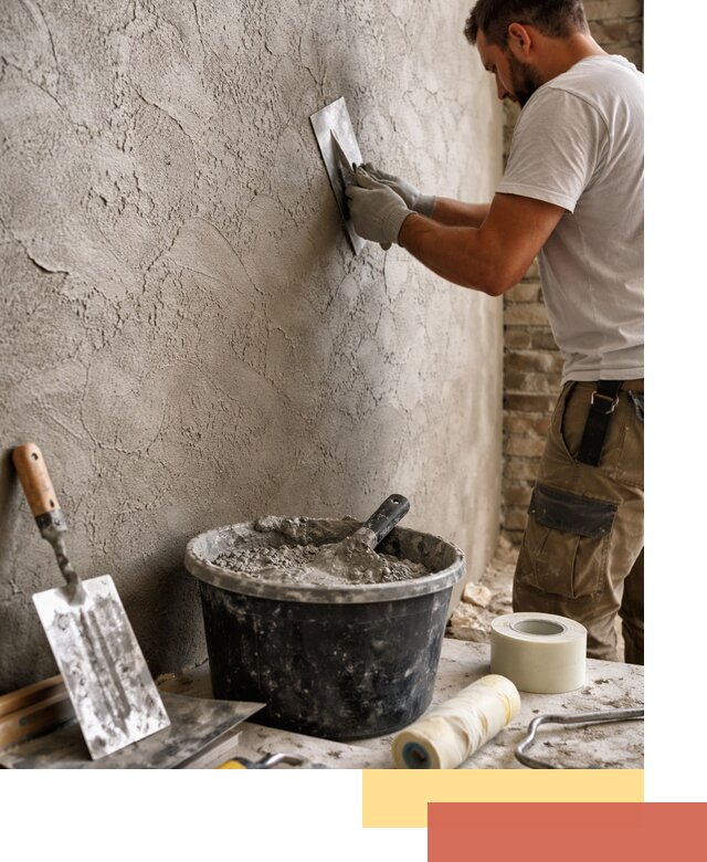 Декоративная штукатурка лофт в Серпухове — отделка стен и потолков