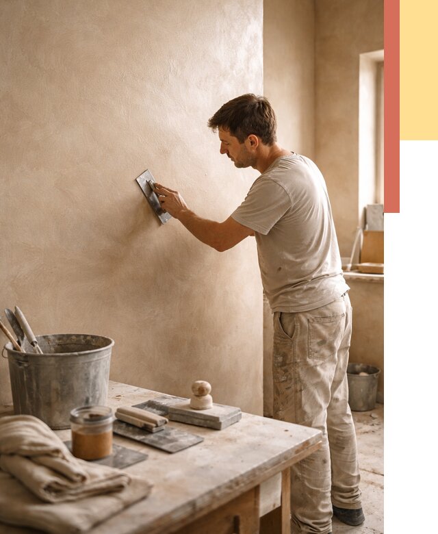 Марокканская штукатурка таделакт в Серпухове под ключ от 4268 руб. | ОТДЕЛОЧНИК-Срп