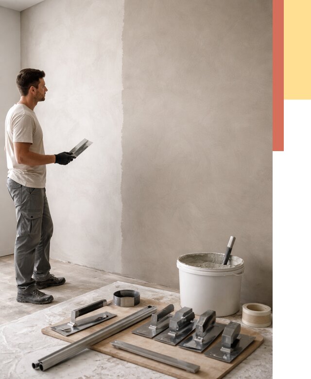 Нанесение микроцемента на стены в Серпухове от 3252 руб./м2 под ключ | ОТДЕЛОЧНИК-Срп