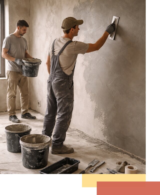 Нанесение микроцемента на стены в Серпухове качественно и быстро
