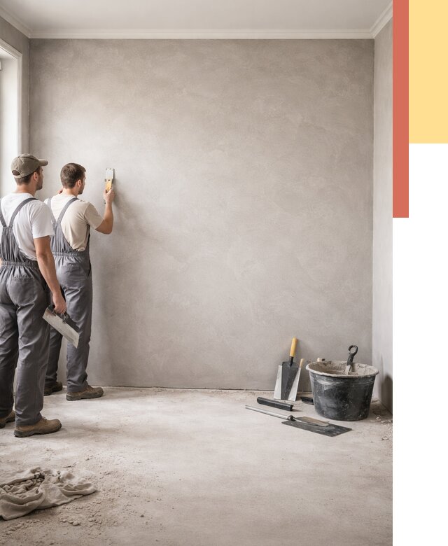 Микробетон на стены в Серпухове от 1270 руб. — нанесение и отделка | ОТДЕЛОЧНИК-Срп