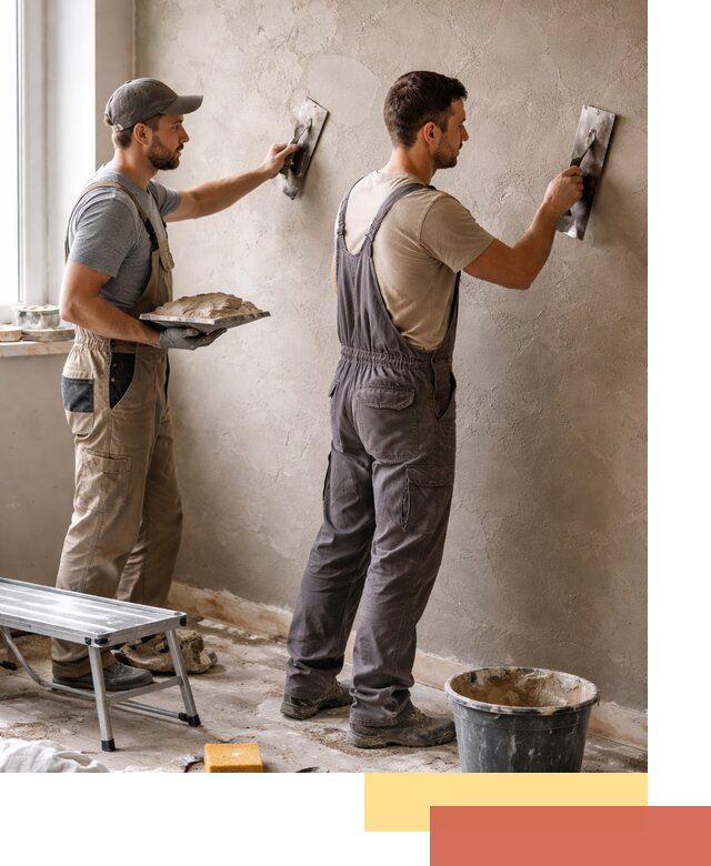 Ремонт декоративной штукатурки и восстановление фактуры в Серпухове