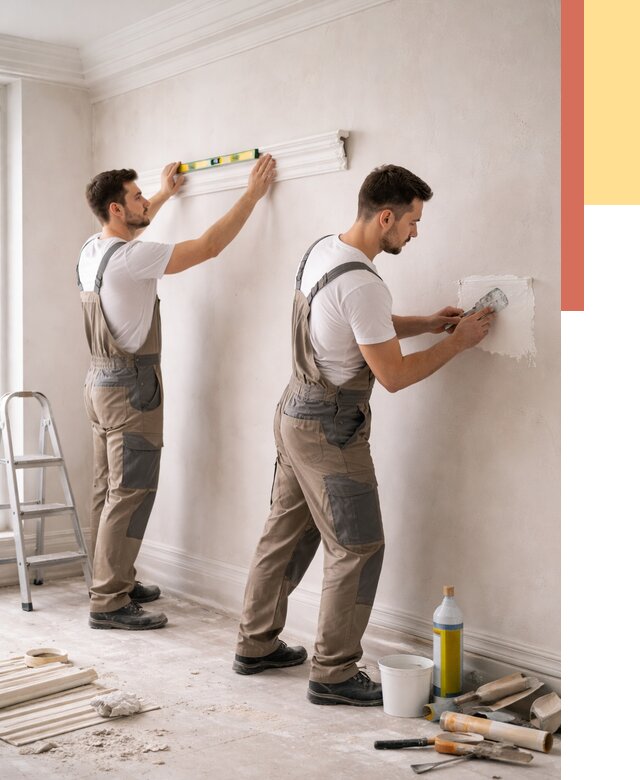 Монтаж лепнины на стены в Серпухове от 4572 руб. — недорого, быстро | ОТДЕЛОЧНИК-Срп