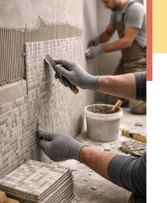 Облицовка стен мозаикой в Серпухове от 3252 руб/м2 — укладка мозаики на стены | ОТДЕЛОЧНИК-Срп