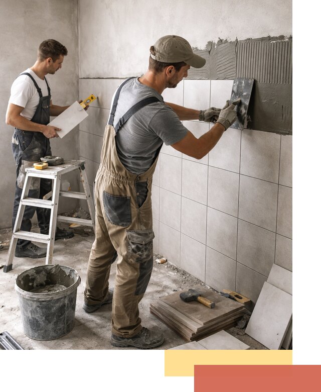 Укладка плитки на стены в Серпухове профессионально и надежно