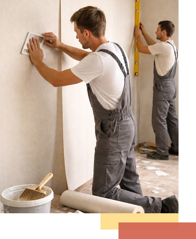 Поклейка бумажных обоев в Серпухове качественно и недорого