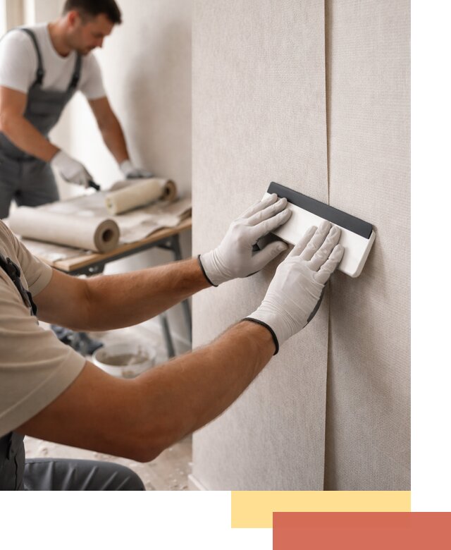 Поклейка обоев под покраску в Серпухове профессионально и быстро