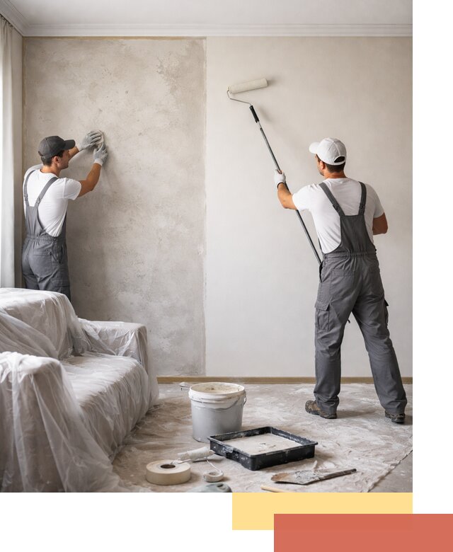 Покраска стен антивандальной краской в Серпухове