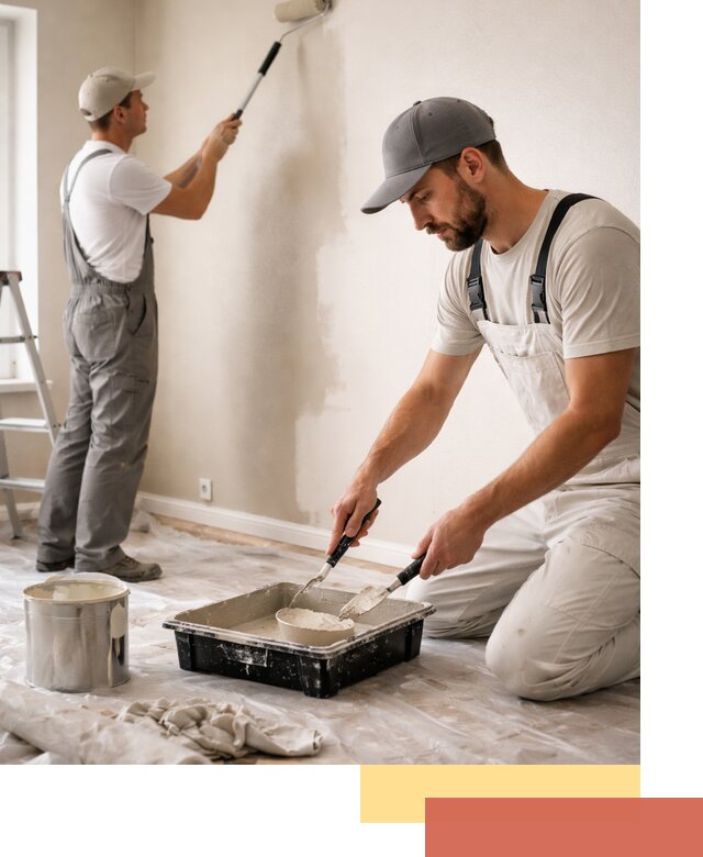 Покраска стен в квартире в Серпухове — профессионально и аккуратно