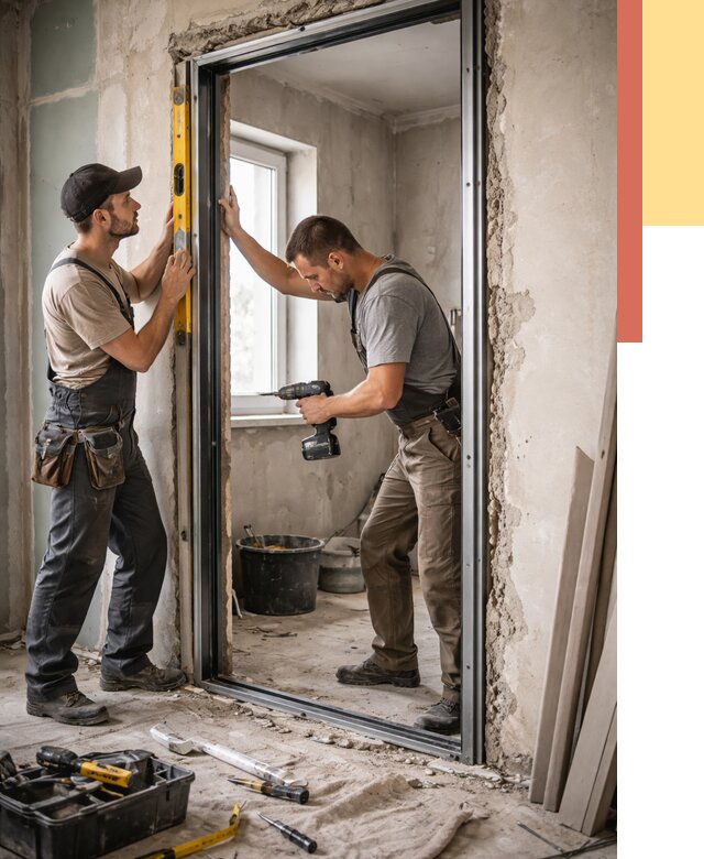 Закладка дверного проема в Серпухове от 3556 руб. — быстро и недорого | ОТДЕЛОЧНИК-Срп