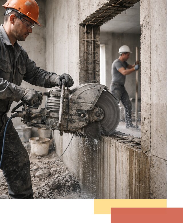 Алмазная резка проемов в Серпухове быстро и точно