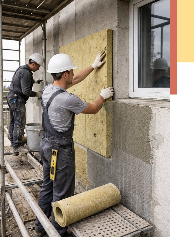 Утепление стен в Серпухове от 4369 руб. под ключ — быстро и недорого | ОТДЕЛОЧНИК-Срп