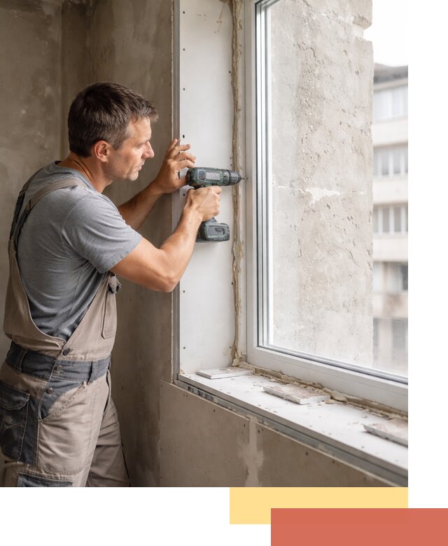 Монтаж гипсокартонных откосов в Серпухове под ключ