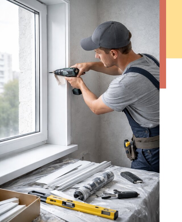 Установка пластиковых откосов в Серпухове от 2286 руб. | ОТДЕЛОЧНИК-Срп монтаж, быстро и недорого