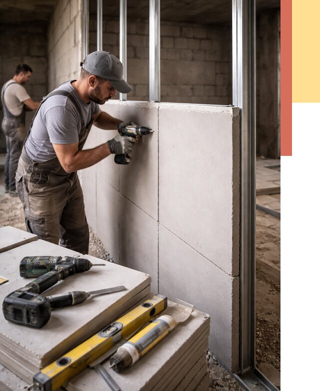 Кладка влагостойких перегородок ПГП в Серпухове от 1219 руб. под ключ | ОТДЕЛОЧНИК-Срп