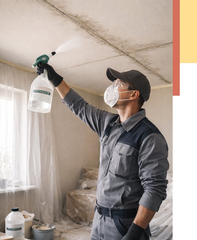 Антисептическая обработка потолка в Серпухове от 2540 руб. | ОТДЕЛОЧНИК-Срп