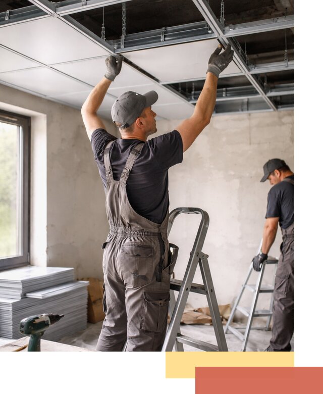 Монтаж кассетного потолка в Серпухове качественно и быстро