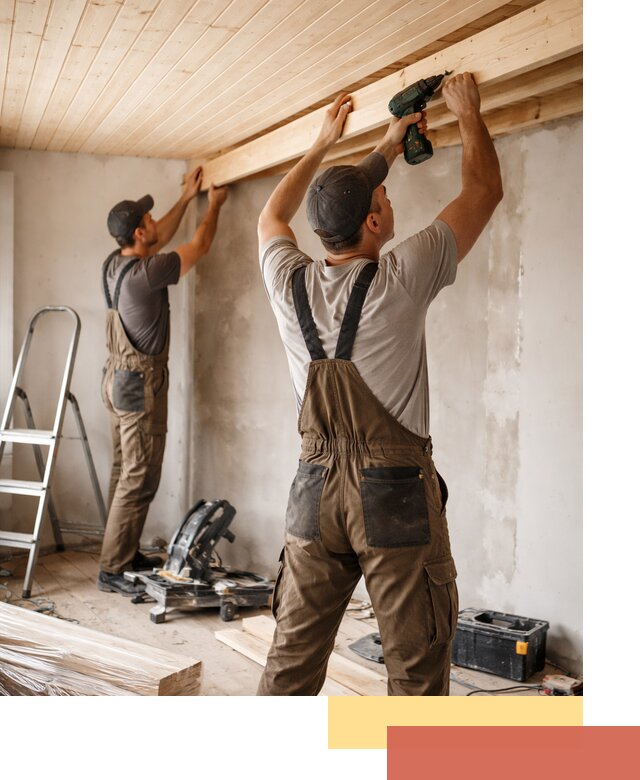 Монтаж потолка из вагонки в Серпухове профессионально и аккуратно