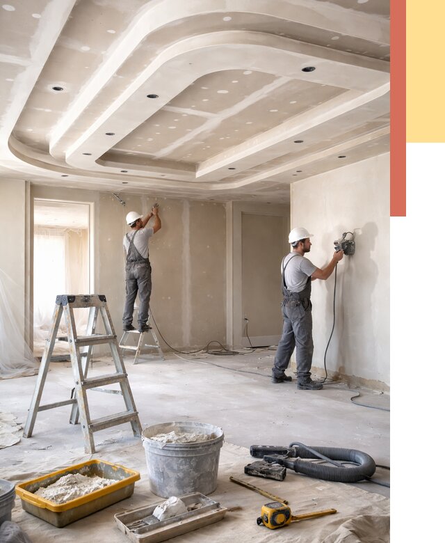 Многоуровневый потолок из гипсокартона в Серпухове от 762 руб. под ключ | ОТДЕЛОЧНИК-Срп