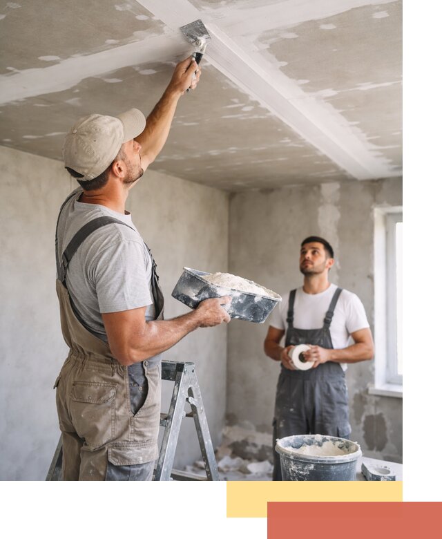 Обработка швов потолка ГКЛ в Серпухове: качественная заделка и шпатлевка