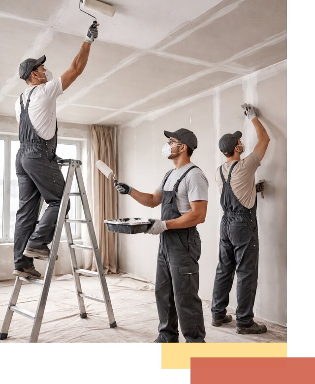 Покраска потолка из гипсокартона в Серпухове качественно и недорого