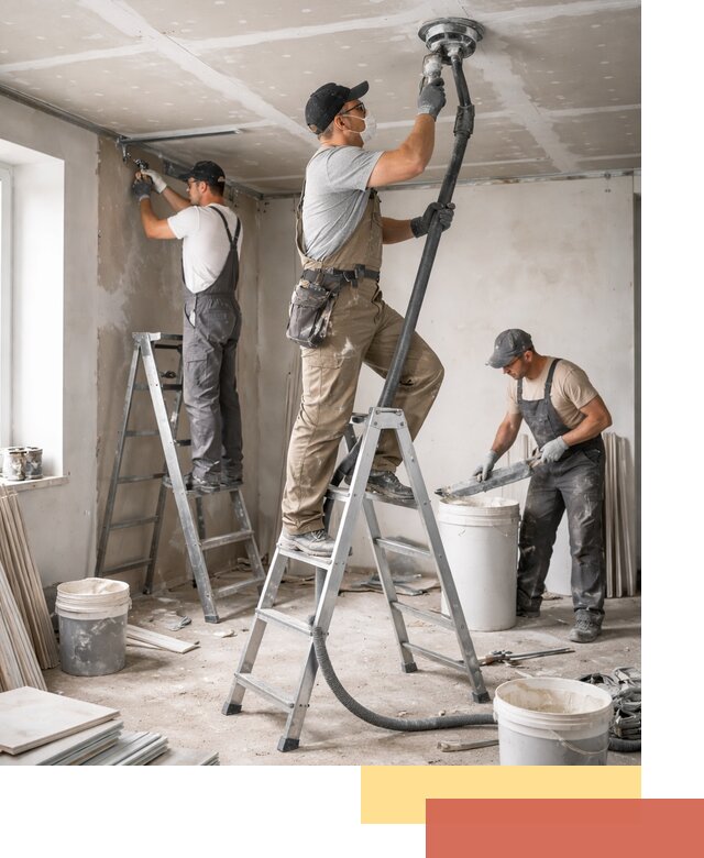 Ремонт потолка из гипсокартона в Серпухове: быстрый и качественный монтаж