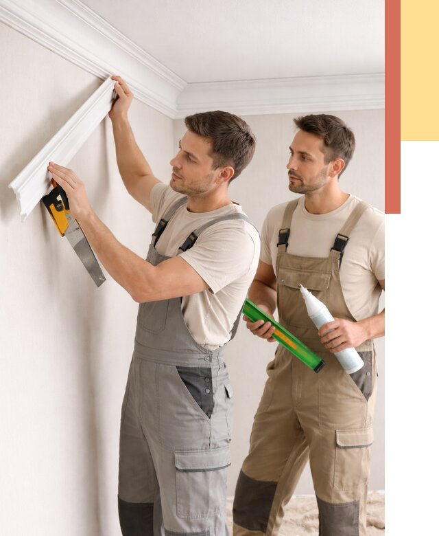 Монтаж потолочного плинтуса в Серпухове от 2337 руб. — быстро и недорого | ОТДЕЛОЧНИК-Срп