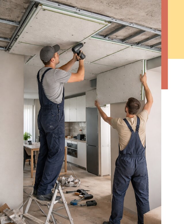 Шумоизоляция потолка панелями зипс в Серпухове от 1880 руб. под ключ | ОТДЕЛОЧНИК-Срп